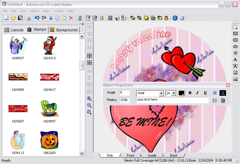 Advanced CD Label Maker